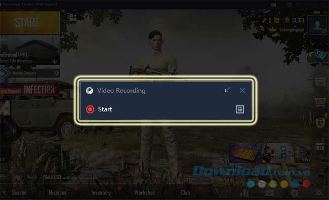 How to rotate the screen playing PUBG Mobile on GameLoop