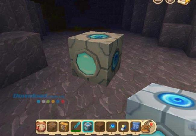 Instructions for teleportation in Mini World: Block Art