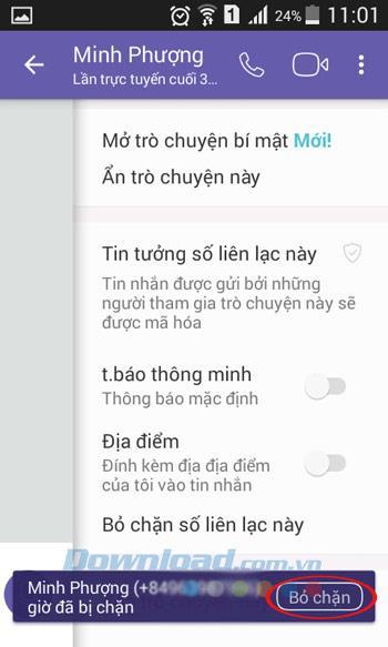 Comment bloquer les spams sur Viber