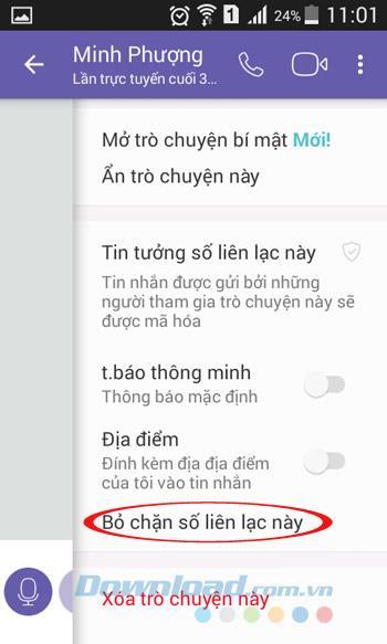 Comment bloquer les spams sur Viber