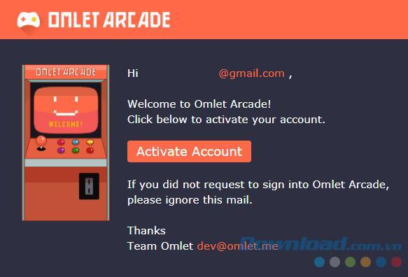 Comment configurer un compte Omlet Arcade