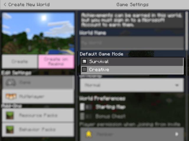 Come cambiare la modalità di gioco nel gioco Minecraft
