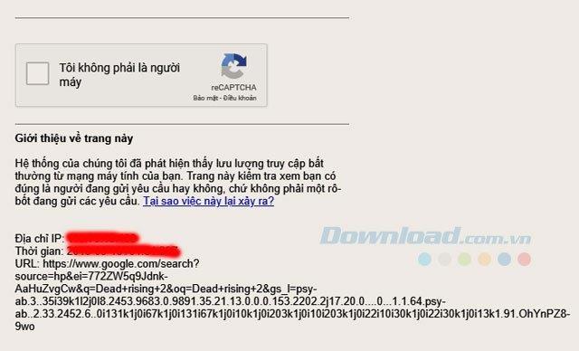 Come annullare captcha durante la ricerca su Google
