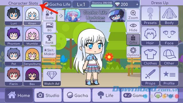 Istruzioni per linstallazione e la riproduzione del gioco Gacha Life sul telefono