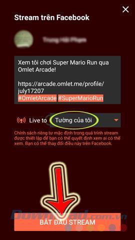 Come utilizzare Omlet Arcade per lo streaming di giochi su Android su Facebook