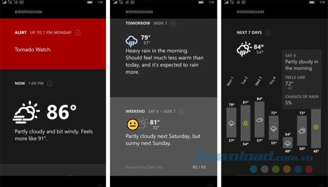 Le 5 migliori app meteo per Windows 10