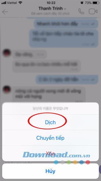 Come utilizzare la funzione di traduzione sui telefoni Viber?