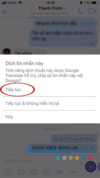 Come utilizzare la funzione di traduzione sui telefoni Viber?