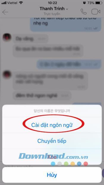 Come utilizzare la funzione di traduzione sui telefoni Viber?