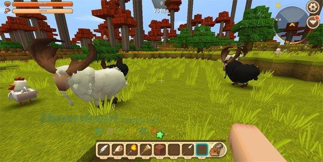 Mini World: Block Art - Come sopravvivere efficacemente di notte