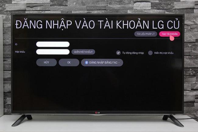 Come creare un account TV LG