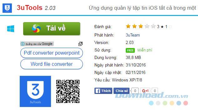 Installa 3uTools sul computer