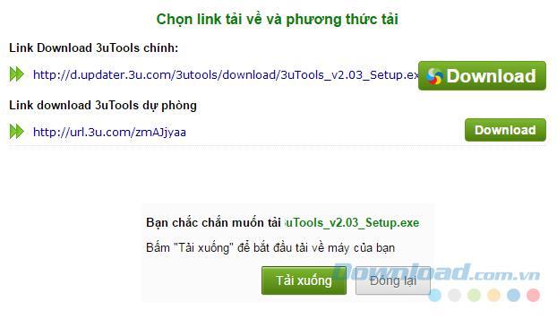 Installa 3uTools sul computer
