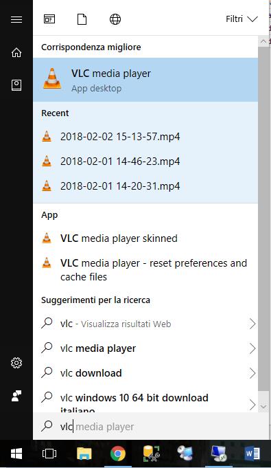 Cambiare la lingua di VLC - Start