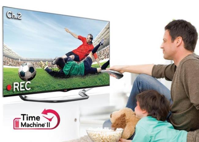 Funzione Time Machine su smart TV LG