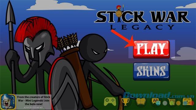 Istruzioni per linstallazione e la riproduzione di Stick War: Legacy sul telefono