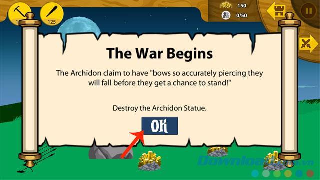 Istruzioni per linstallazione e la riproduzione di Stick War: Legacy sul telefono