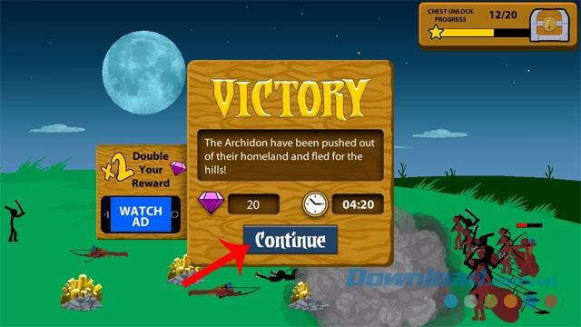 Istruzioni per linstallazione e la riproduzione di Stick War: Legacy sul telefono