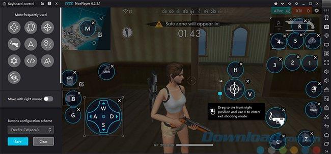 Installa la tastiera per giocare a Garena Free Fire sul computer