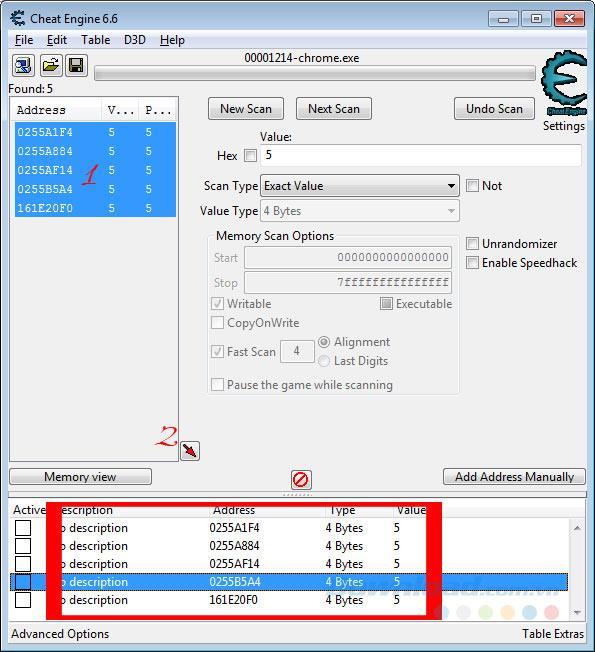 Luso di Cheat Engine aumenta il numero di mosse in Candy Crush Saga