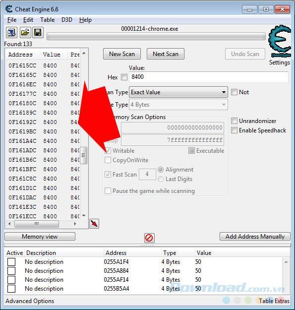 Luso di Cheat Engine aumenta il numero di mosse in Candy Crush Saga