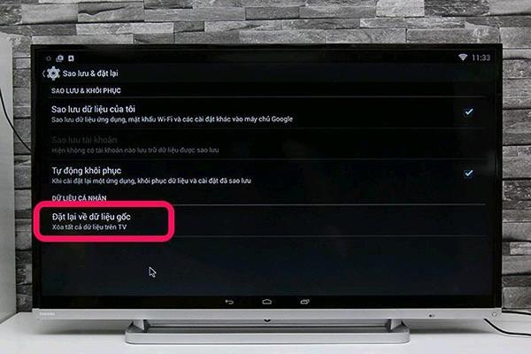 Come ripristinare le impostazioni di fabbrica di Toshiba TV