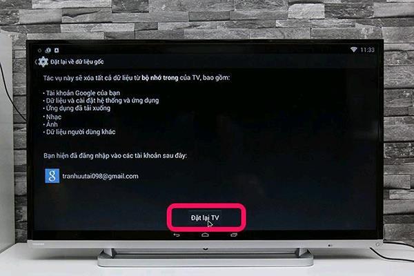 Come ripristinare le impostazioni di fabbrica di Toshiba TV
