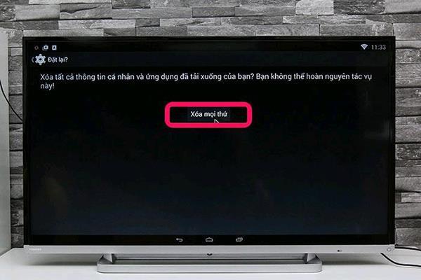Come ripristinare le impostazioni di fabbrica di Toshiba TV