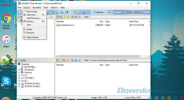 Come creare e modificare file ISO con UltraISO
