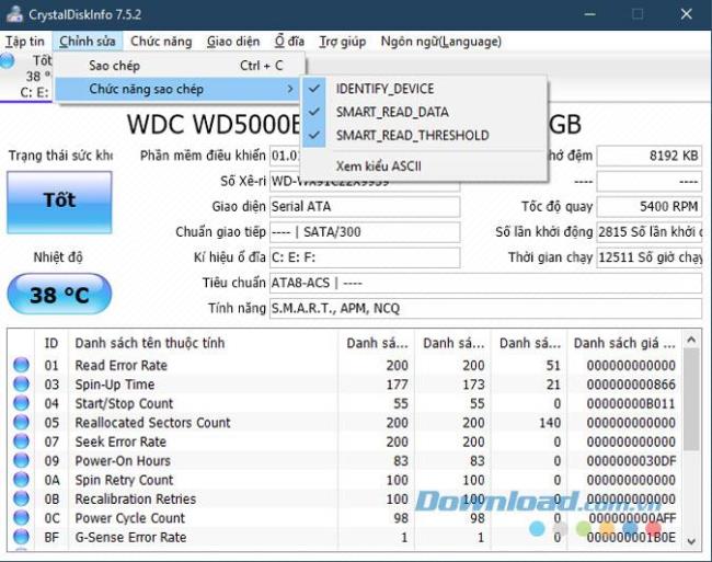 Manuale CrystalDiskInfo per controllare il disco rigido del computer, laptop