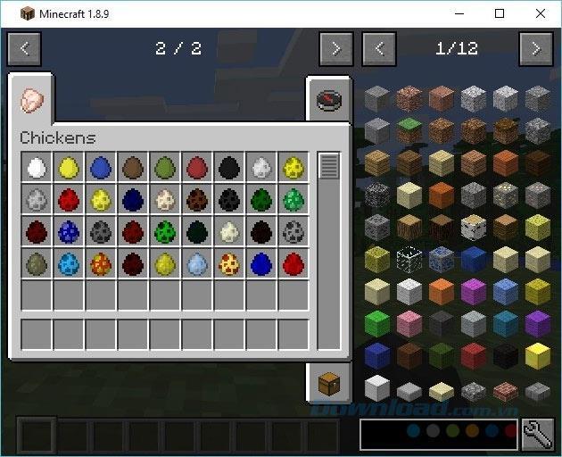 Comando per creare uova nel gioco Minecraft