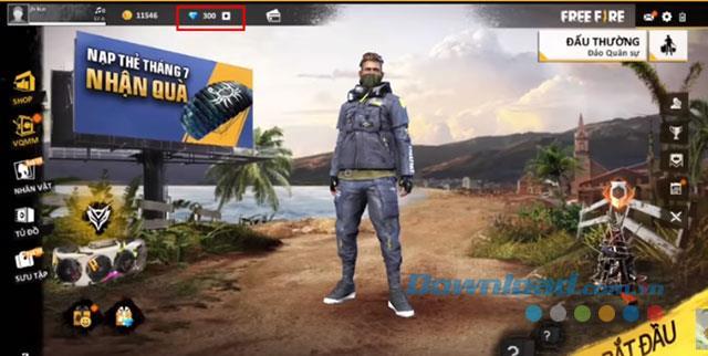 Istruzioni per caricare la carta da gioco Free Fire