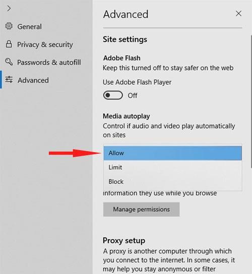 Come disattivare la riproduzione automatica dei video su Microsoft Edge