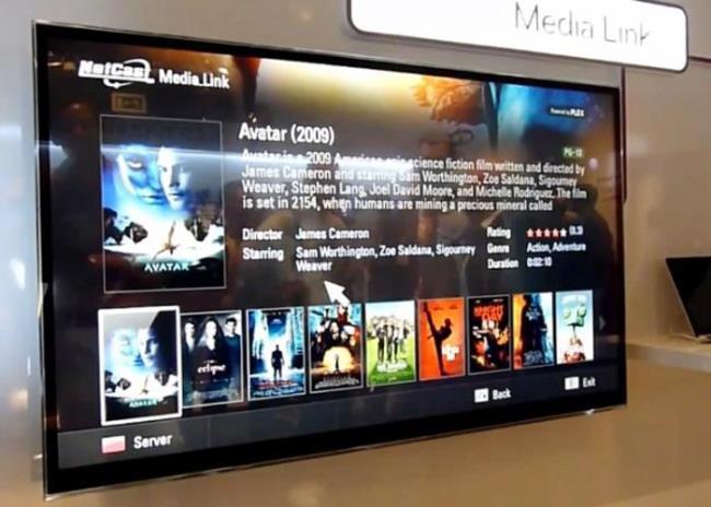 Interfaccia NetCast su LG TV