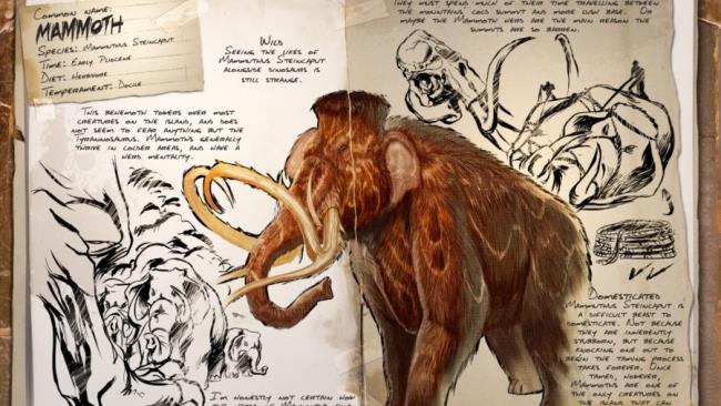 dinosauri arca mammut