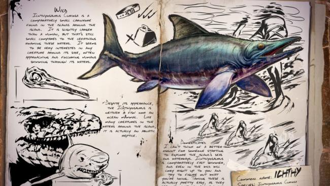 dinosauri arca che domano l'ittiosauro