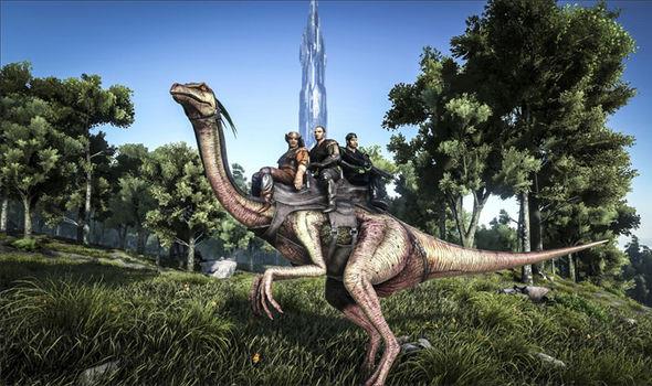 Gallimimus di ARK Survival