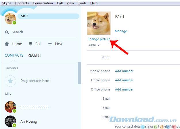 Come cambiare il tuo avatar su Skype