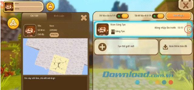 Come eseguire il backup e condividere le mappe in Mini World: Block Art