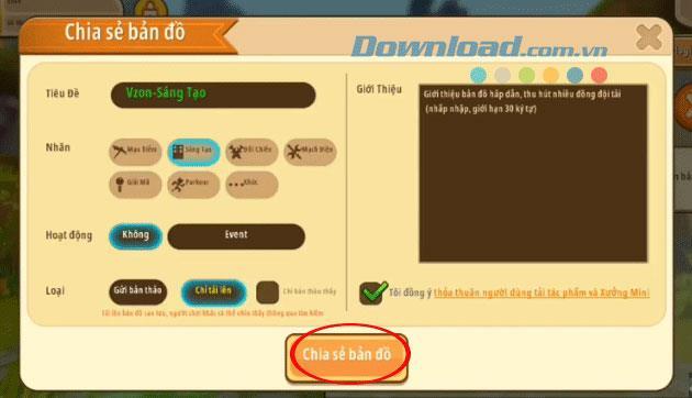 Come eseguire il backup e condividere le mappe in Mini World: Block Art