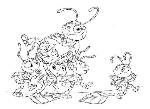 Ant Coloring Pages For Kids at GetDrawings | Free download