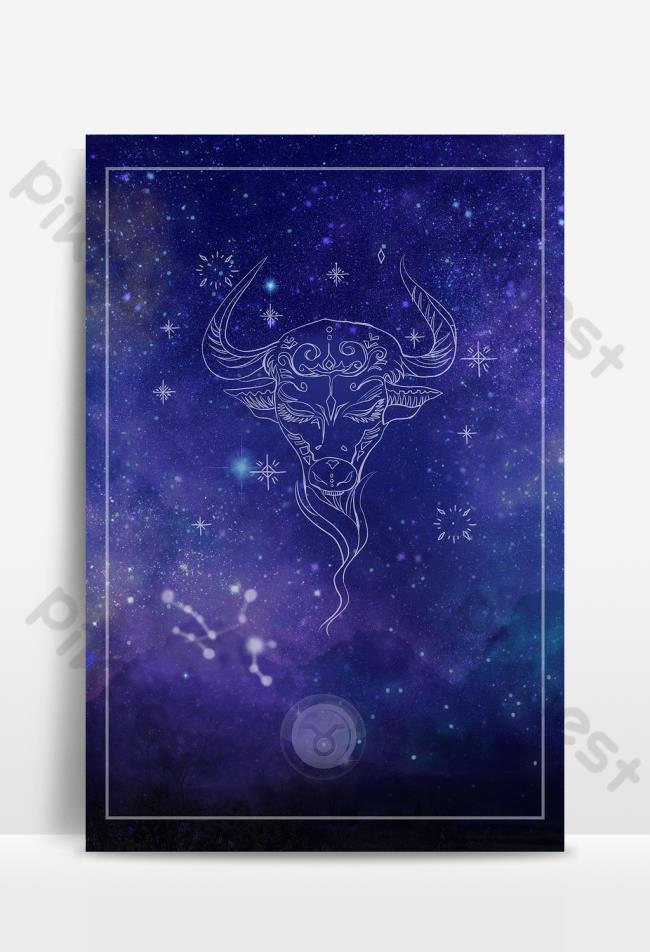 Simple twelve constellation taurus background | Backgrounds PSD Free  Download - Pikbest
