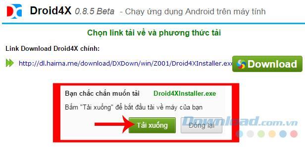 Istruzioni su come installare Droid4x, emulatore Android sul computer