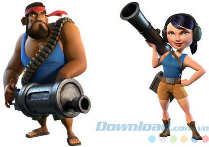 Come combinare efficacemente truppe offensive a Boom Beach