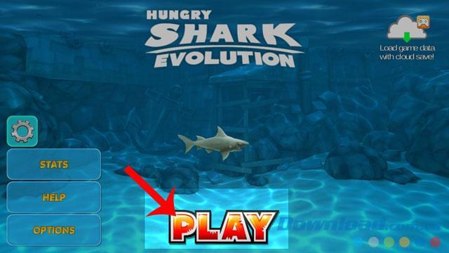 Istruzioni per linstallazione e la riproduzione di Hungry Shark Evolution sul telefono