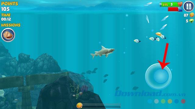 Istruzioni per linstallazione e la riproduzione di Hungry Shark Evolution sul telefono