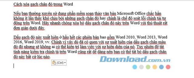 Comment supprimer les soulignements rouges dans Microsoft Word