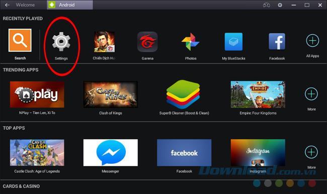 How to activate the virtual keyboard on BlueStacks