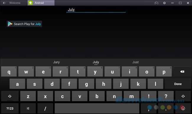 How to activate the virtual keyboard on BlueStacks