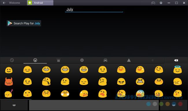 How to activate the virtual keyboard on BlueStacks